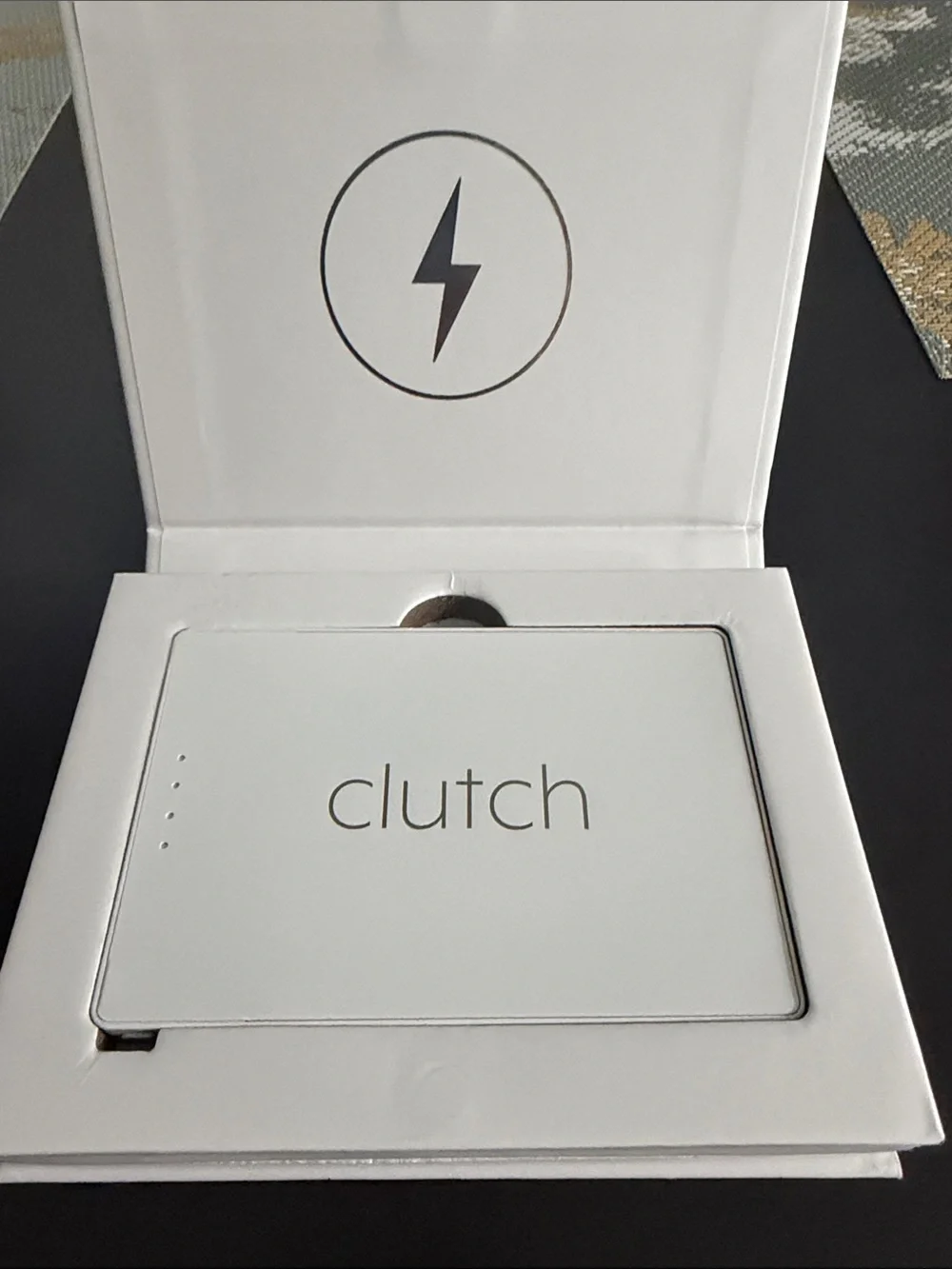 Clutch Pro Portable Phone Charger - lightning port